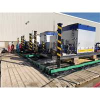 Berme Ultimate Copolymer 2000 Ultra-Containment Berm, Capacit&eacute; 179 gal. US, 4' la x 6' lo x 12" h, Support &agrave; charni&egrave;re Helyx Safety & Industrial Supplies