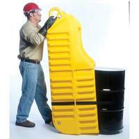 Drum Dolly, 26.5" L x 26.5" W x 5" H, 800 US gal. Spill Cap. Helyx Safety & Industrial Supplies