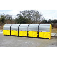 P20 Plus Ultra-Hard Top Spill Pallets sans drain, 312" lo x 79" la x 62" h, Capacit&eacute; de charge 9000 lb Helyx Safety & Industrial Supplies