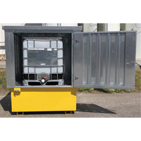 Couvercle rigide en acier Ultra-IBC, 71,1" lo x 83,1" la x 66,3" h, Capacit&eacute; de charge 5640 lb Helyx Safety & Industrial Supplies