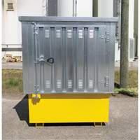 Couvercle rigide en acier Ultra-IBC, 71,1" lo x 83,1" la x 66,3" h, Capacit&eacute; de charge 5640 lb Helyx Safety & Industrial Supplies