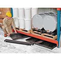 Triple-Tray Ultra-Rack Containment Tray&reg;, 72" L x 44" W x 2.8" H, 24 US gal. Spill Capacity Helyx Safety & Industrial Supplies