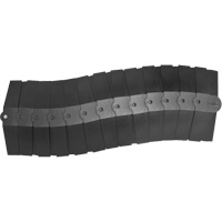 Medium Ultra-Sidewinder Cable Protection System&reg; with Endcaps, 33" x 9.8" x 1.4", 260 lbs. (0.13 tons) Helyx Safety & Industrial Supplies