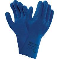 Alphatec&reg; 62-401 Gloves, Size 7, 12.6" L, Rubber Latex, Cotton Inner Lining Helyx Safety & Industrial Supplies