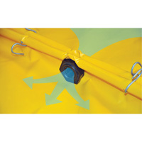 Ultra-Spill Deck flexible, &agrave; vessie, 4 barils, Capacit&eacute; de d&eacute;versement 110 gal. US, 51" x 48" x 5" Helyx Safety & Industrial Supplies