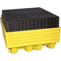 4-Drum Nestable Ultra-Spill Pallet&reg;, 66 US gal. Spill Capacity, 51" x 51" x 10" Helyx Safety & Industrial Supplies