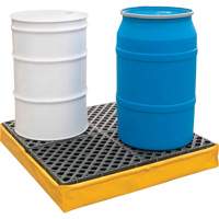 4-Drum Flexible Ultra-Spill Pallet&reg;, 66 US gal. Spill Capacity, 48" x 48" x 7" Helyx Safety & Industrial Supplies