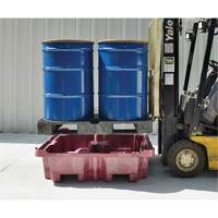 4-Drum Ultra-Spill King&reg; Flat Deck Spill Pallet, 85 US gal. Spill Capacity, 51" x 51" x 17.5" Helyx Safety & Industrial Supplies