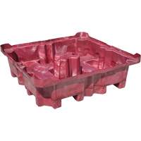 4-Drum Ultra-Spill King&reg; Drum Spill Pallet, 85 US gal. Spill Capacity, 51" x 51" x 17.5" Helyx Safety & Industrial Supplies