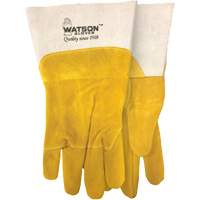 Gants de soudure robustes, Cuir fleur de ch&egrave;vre/Cuir de vache refendu, Taille Moyen Helyx Safety & Industrial Supplies