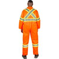 Unlined Safety Coveralls, Small, High Visibility Orange Helyx Safety & Industrial Supplies