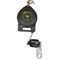 Falcon+ Edge Self-Retracting Lifeline, 50', Galvanized Steel, Swivel Helyx Safety & Industrial Supplies