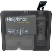 Wall Mounted Eyewear Cleaning Station, Metal, 11.8" L x 10.4" H Helyx Safety & Industrial Supplies