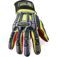 Rig Lizard&reg; 2028X Cut-Resistant Gloves, 6/X-Small, Synthetic/HPPE Palm, Elastic/Hook & Loop Cuff Helyx Safety & Industrial Supplies