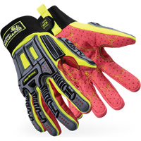 Rig Lizard&reg; 2028X Cut-Resistant Gloves, 6/X-Small, Synthetic/HPPE Palm, Elastic/Hook & Loop Cuff Helyx Safety & Industrial Supplies
