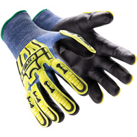 Helix&reg; 3016 Impact Gloves, 7/Small, HPPE Palm, Elastic/Knit Wrist Cuff Helyx Safety & Industrial Supplies