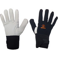 Gant r&eacute;sistant aux chocs main gauche, 7/Petit, Paume en Cuir fleur, Poignet &eacute;lastique Helyx Safety & Industrial Supplies