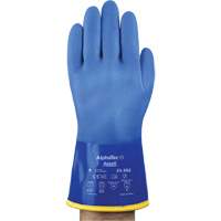 AlphaTec&reg; 23-202 PVC Gloves, Size 8, 11.8" L, Cotton, Fleece Inner Lining Helyx Safety & Industrial Supplies