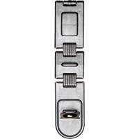 Double-Hinged Security Hasp, Silver Helyx Safety & Industrial Supplies