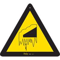Enseigne de s&eacute;curit&eacute; conforme &agrave; la CSA -Falling Snow/Ice, 12" x 12", Aluminium, Pictogramme Helyx Safety & Industrial Supplies
