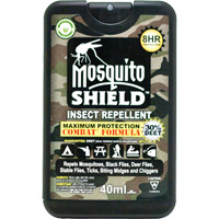 Insectifuge de format poche Mosquito Shield, DEET &agrave; 30 %, Vaporisateur, 40 ml Helyx Safety & Industrial Supplies