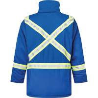 Westex&reg; DH Antistatic 6.5 oz. Flame Resistant Insulated Parka, Small, Royal Blue Helyx Safety & Industrial Supplies