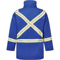 Avenger 9 oz. Flame Resistant Insulated Parka, Small, Royal Blue Helyx Safety & Industrial Supplies