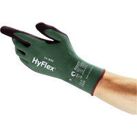 HyFlex&reg; 11-842 Sustainable Multi-Purpose Gloves, 5, Foam Nitrile Coating, 15 Gauge, Nylon Shell Helyx Safety & Industrial Supplies