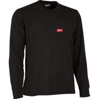 T-shirt &agrave; manches longues avec poches Gridiron, Hommes, Petit, Noir Helyx Safety & Industrial Supplies