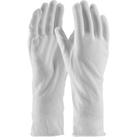 Gants d'inspection de qualit&eacute; sup&eacute;rieure CleanTeam, Coton, Poignet Non ourl&eacute;, Taille unique Helyx Safety & Industrial Supplies