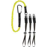 GearLink Tool Lanyard with Interchangeable Ends, Bungee, Carabiner/Loop Helyx Safety & Industrial Supplies