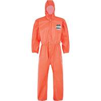 Combinaison MicroMax NS avec capuchon, poignets, taille et chevilles &eacute;lastiques, Petit, Orange, Microporeux Helyx Safety & Industrial Supplies