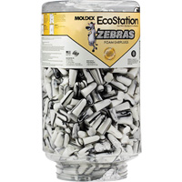 Zebras Disposable Earplugs Refill for EcoStation&reg;  Earplug Dispenser, Bulk - Canister Helyx Safety & Industrial Supplies