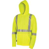 6965 Chandail &agrave; capuchon de s&eacute;curit&eacute; en il-de-perdrix, Petit, Jaune lime haute visibilit&eacute; Helyx Safety & Industrial Supplies
