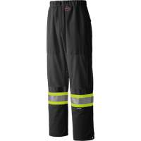 6003BKP Traffic Safety Pants, Polyester, Small, Black Helyx Safety & Industrial Supplies
