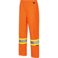 5627W Women's Waterproof Bib Pants, Polyester/Polyurethane, X-Small, High Visibility Orange Helyx Safety & Industrial Supplies
