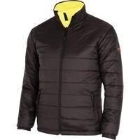 5771 Manteau de s&eacute;curit&eacute; imperm&eacute;able r&eacute;versible, Polyester/Polyur&eacute;thane, Jaune lime haute visibilit&eacute;, Petit Helyx Safety & Industrial Supplies