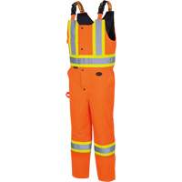 5040 Waterpoof Quilted Safety Overalls, Polyester, Small, High Visibility Orange Helyx Safety & Industrial Supplies