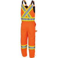 5040 Waterpoof Quilted Safety Overalls, Polyester, Small, High Visibility Orange Helyx Safety & Industrial Supplies