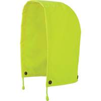 5401H Capuchon pour manteau de s&eacute;curit&eacute; imperm&eacute;able haute visibilit&eacute; ind&eacute;chirable en 300D trilob&eacute;, Jaune lime haute visibilit&eacute;, Polyester Helyx Safety & Industrial Supplies