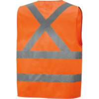 6885 Veste de s&eacute;curit&eacute; haute visibilit&eacute; en tricot chaîne, Orange haute visibilit&eacute;, Petit, Polyester Helyx Safety & Industrial Supplies