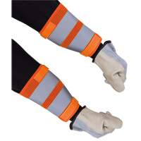 166A High-Visibility Orange 8" Traffic Cuffs Helyx Safety & Industrial Supplies