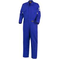 7779T Combinaisons ignifuges r&eacute;sistants aux arcs &eacute;lectriques 88/12 FR-Tech, Taille 40 (grand taille), Bleu royal, 10 cal/cm² Helyx Safety & Industrial Supplies