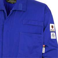 7779T Combinaisons ignifuges r&eacute;sistants aux arcs &eacute;lectriques 88/12 FR-Tech, Taille 40 (grand taille), Bleu royal, 10 cal/cm² Helyx Safety & Industrial Supplies