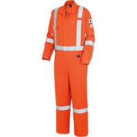 7708A Combines ignifuges et r&eacute;sistants aux arcs &eacute;lectriques &agrave; haute visibilit&eacute; The Rock FR-Tech, Taille 36, Orange haute visibilit&eacute;, 10 cal/cm² Helyx Safety & Industrial Supplies