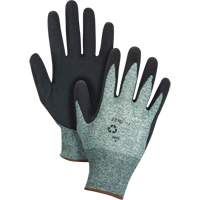 Eco-Friendly Crinkle Grip Coated Gloves, 9, Foam Latex Coating, 15 Gauge, Nylon/RPET Shell Helyx Safety & Industrial Supplies
