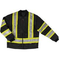 Manteau de s&eacute;curit&eacute; 4-en-1 en tissu ind&eacute;chirable, Polyester, Noir, T-petit Helyx Safety & Industrial Supplies