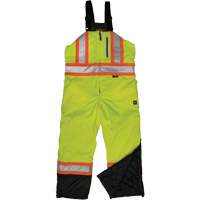 Salopette de s&eacute;curit&eacute; isolante en tissu ind&eacute;chirable, Polyester, T-petit, Jaune lime haute visibilit&eacute; Helyx Safety & Industrial Supplies