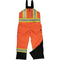 Salopette de s&eacute;curit&eacute; isolante en tissu ind&eacute;chirable, Polyester, T-petit, Orange haute visibilit&eacute; Helyx Safety & Industrial Supplies