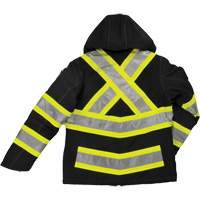 Manteau de s&eacute;curit&eacute; isolant et extensible pour femmes, Polyester, Noir, T-petit Helyx Safety & Industrial Supplies